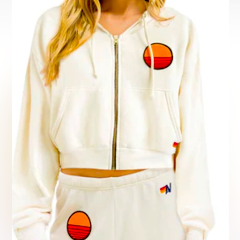 Brand new Aviator Nation Crop Top sweatshirt